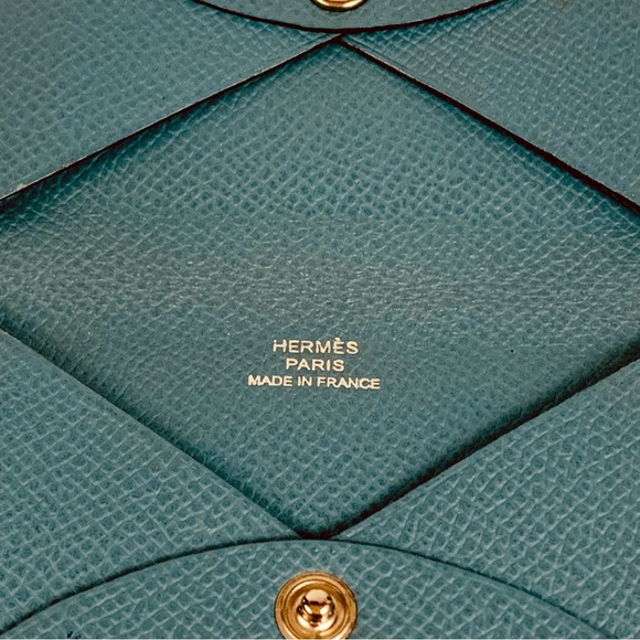 VINTAGE HERMÈS Calvi Card holder - Picture 14 of 16